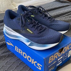 Brooks Adrenaline GTS 24 Navy Athletic Shoes